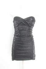 Vestido handbook feminino preto com Bojo e Franzido