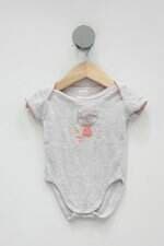 Body Infantil best club cinza