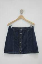 Saia jeans wear feminina azul