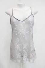 Regata intimissimi lingerie feminina cinza com Transparência
