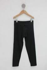 Calça de tecido feminino preto