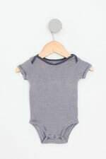 Body Infantil carter's cinza listrado 