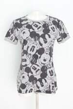 Camiseta disney feminina cinza estampada
