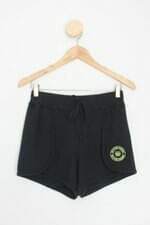 Shorts feminino preto com Silk