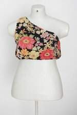 Top croppd dress to feminino estampado