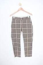 Calça de tecido feminina xadrez