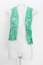 Colete feminino verde