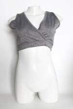 Top Esportivo feminino cinza