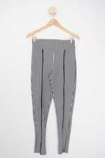 Calça de tecido feminina estampada