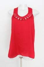 Blusa raio feminina vermelha