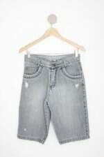 Bermuda Ripcurl masculina cinza com Bordado