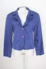 Blazer barred's feminino azul com Ombreira