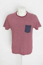 Camiseta reserva masculina vermelha