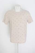 Camiseta c&a masculina bege estampada