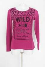 Blusa rechsul feminina rosa estampada