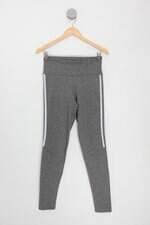Calça Legging feminina cinza com Viés