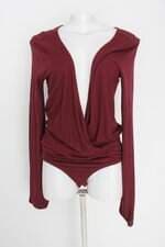 Body renner feminina vinho