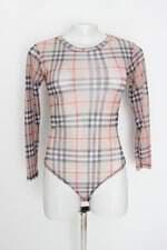 Body feminino xadrez com Transparência