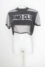 Blusa john john feminina preta com Tule e Hotfix