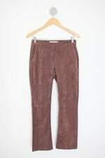 Calça de tecido rubusch feminina marrom