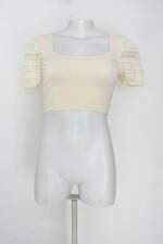 Cropped feminino off-white