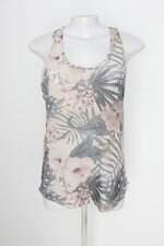 Regata bege estampada vestem feminina 
