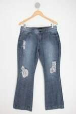 Calça Jeans memove feminina azul