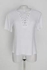 Blusa renner feminina branca com Tiras