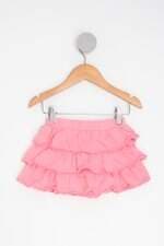 Saia Infantil gap rosa com babado