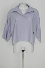 Blusa again feminina estampada com Bordado e listra