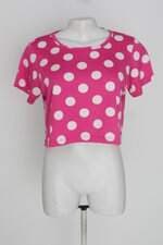 Blusa feminina rosa estampado