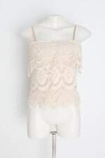 Blusa feminina off-white com Bojo e Forro