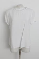 Blusa folha feminina branca