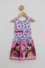 Vestido masha e o urso Infantil estampado
