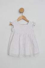 Vestido Infantil branco com forro