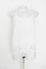 Blusa branca com bordado forever 21 feminina