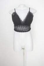 Blusa feminina preto com Renda