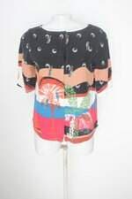 Blusa cantão feminina estampada