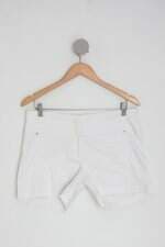 Bermuda talvec feminina branco