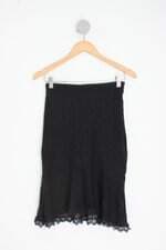 Saia ladies feminina preto com Forro