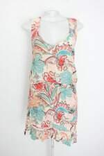 Vestido estampado Shoulder feminino 