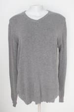 Blusa de Malha feminina cinza