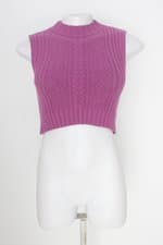 Blusa cropped lits feminina rosa