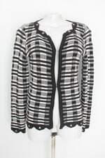 Casaco preto listrado Doce de Coco feminino