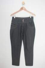 Calça Jeans all denim feminina cinza
