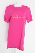 Vestido aline mezzari feminino rosa com Ombreira