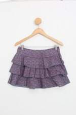 Saia ych´s feminina estampada com Babado