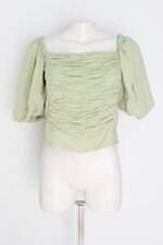 Blusa linho feminina verde
