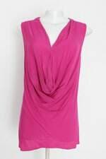 Blusa tvz feminina rosa com Drapeado