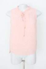 Regata A Collection feminina rosa com Barra Mullet e Drapeado